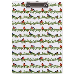 Bullfinches On The Branches A4 Clipboard by SychEva