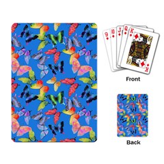Bright Butterflies Circle In The Air Playing Cards Single Design (rectangle) by SychEva