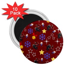 Krampus With Brat Red 2 25  Magnets (10 Pack)  by NerdySparkleGoth