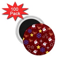 Santa Red 1 75  Magnets (100 Pack)  by NerdySparkleGoth