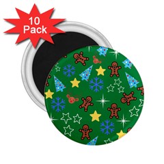 Gingy Green 2 25  Magnets (10 Pack)  by NerdySparkleGoth
