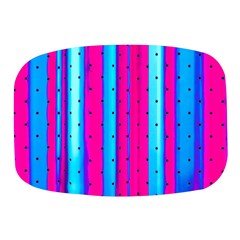Warped Stripy Dots Mini Square Pill Box by essentialimage365