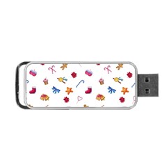 Christmas Elements Portable Usb Flash (one Side) by SychEva
