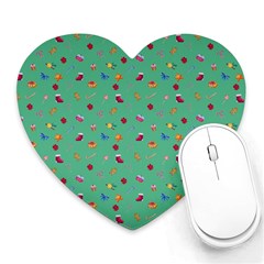 Christmas Elements For The Holiday Heart Mousepads by SychEva