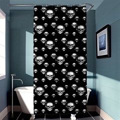 Skullmusician Shower Curtain 36  X 72  (stall)  by Sparkle