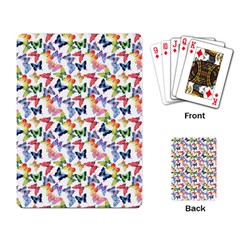 Multicolored Butterflies Playing Cards Single Design (rectangle) by SychEva