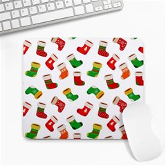 Christmas Socks  Large Mousepads by SychEva