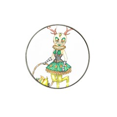 Gold Clown Hat Clip Ball Marker by Limerence