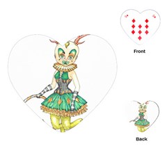 Gold Clown Playing Cards Single Design (heart) by Limerence
