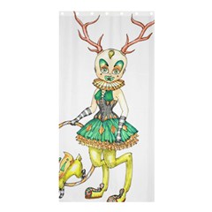 Gold Clown Shower Curtain 36  X 72  (stall)  by Limerence