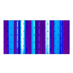 Warped Stripy Dots Satin Shawl by essentialimage365