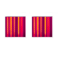 Warped Stripy Dots Cufflinks (square) by essentialimage365