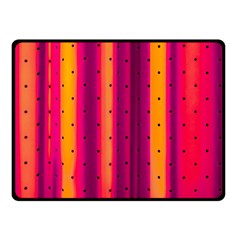 Warped Stripy Dots Fleece Blanket (small) by essentialimage365