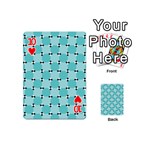 Illusion Blocks Pattern Playing Cards 54 Designs (Mini) Front - Heart10