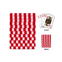 Illusion Waves Pattern Playing Cards Single Design (mini) by Sparkle