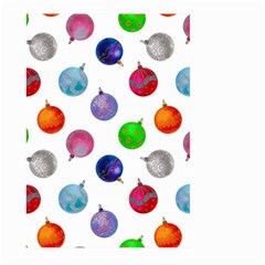 Christmas Balls Large Garden Flag (two Sides) by SychEva