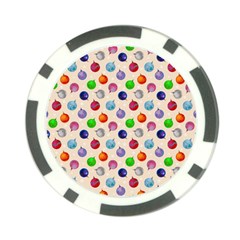 Christmas Balls Poker Chip Card Guard (10 Pack) by SychEva