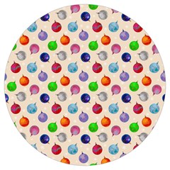 Christmas Balls Round Trivet by SychEva