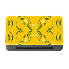 Floral Folk Damask Pattern Fantasy Flowers Floral Geometric Fantasy Memory Card Reader With Cf by Eskimos