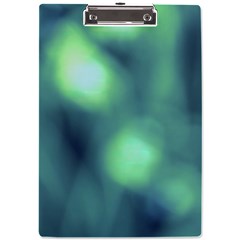 Green Vibrant Abstract A4 Clipboard by DimitriosArt