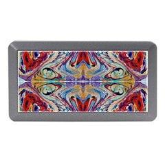 Red Feathers Memory Card Reader (mini) by kaleidomarblingart