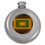 Gradient Round Hip Flask (5 oz) Front