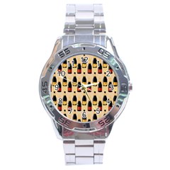 Champagne For The Holiday Stainless Steel Analogue Watch by SychEva