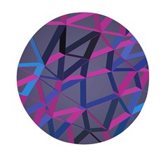3d Lovely Geo Lines Mini Round Pill Box (pack Of 5) by Uniqued