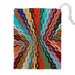 Digital Illusion Drawstring Pouch (5xl) by Sparkle