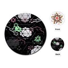 Digital Illusion Playing Cards Single Design (round) by Sparkle