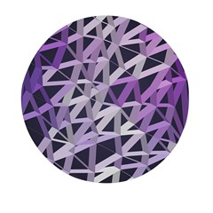 3d Lovely Geo Lines  Iv Mini Round Pill Box (pack Of 3) by Uniqued