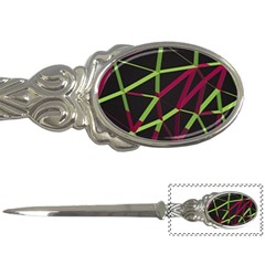 3d Lovely Geo Lines X Letter Opener by Uniqued