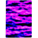 Purple  Waves Abstract Series No6 A4 Clipboard Back
