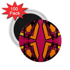 Abstract Geometric Design    2 25  Magnets (100 Pack)  by Eskimos
