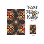Abstract geometric design    Playing Cards 54 Designs (Mini) Front - Heart2