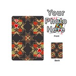 Abstract geometric design    Playing Cards 54 Designs (Mini) Front - Heart7