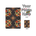 Abstract geometric design    Playing Cards 54 Designs (Mini) Front - Spade7