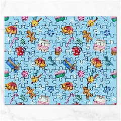 New Year Elements Rectangular Jigsaw Puzzl by SychEva
