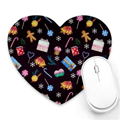 New Year Heart Mousepads by SychEva