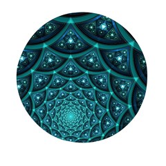 Fractal Mini Round Pill Box by Sparkle