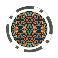 Abstract Pattern Geometric Backgrounds   Poker Chip Card Guard (10 Pack) by Eskimos