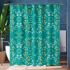 Abstract Pattern Geometric Backgrounds   Shower Curtain 60  X 72  (medium)  by Eskimos