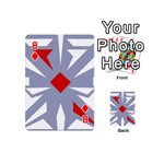 Abstract pattern geometric backgrounds   Playing Cards 54 Designs (Mini) Front - Diamond8