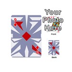 Abstract pattern geometric backgrounds   Playing Cards 54 Designs (Mini) Front - Diamond9