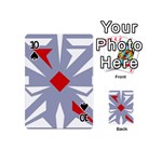 Abstract pattern geometric backgrounds   Playing Cards 54 Designs (Mini) Front - Spade10