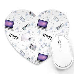 Computer Work Heart Mousepads by SychEva