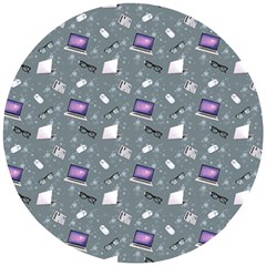 Office Works Wooden Puzzle Round by SychEva