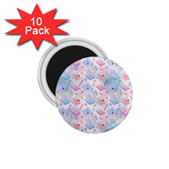 Notepads Pens And Pencils 1 75  Magnets (10 Pack)  by SychEva