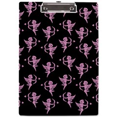 Cupid Pattern A4 Clipboard by Valentinaart