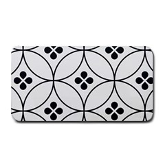 Black And White Pattern Medium Bar Mats by Valentinaart